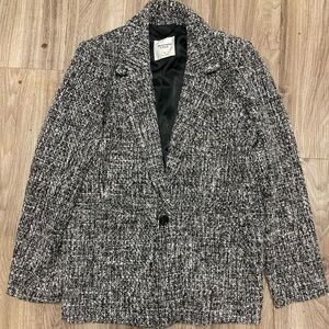 Abercrombie and Fitch Blazer M Classic Tweed Gray